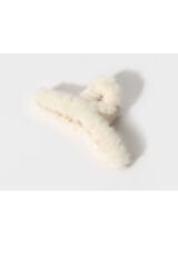 KREM Peluş Mandal Toka (12 CM)