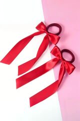 Kadın 2’Li Saten Lastikli Fiyonk Toka