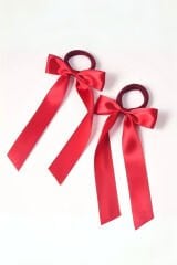 Kadın 2’Li Saten Lastikli Fiyonk Toka