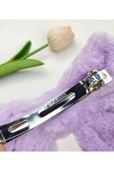 Kadın Peluş Fiyonk Otomat Toka