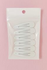 Kadın 6'li Yan Toka Çıt Çıt Toka Seti Kahve Tonları