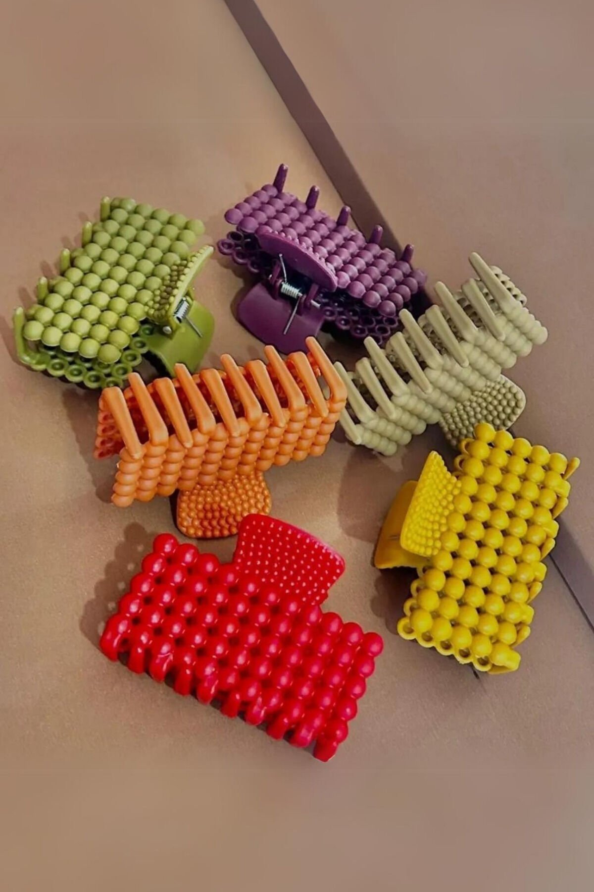 Kadın XL Mandal Toka 6 'lı