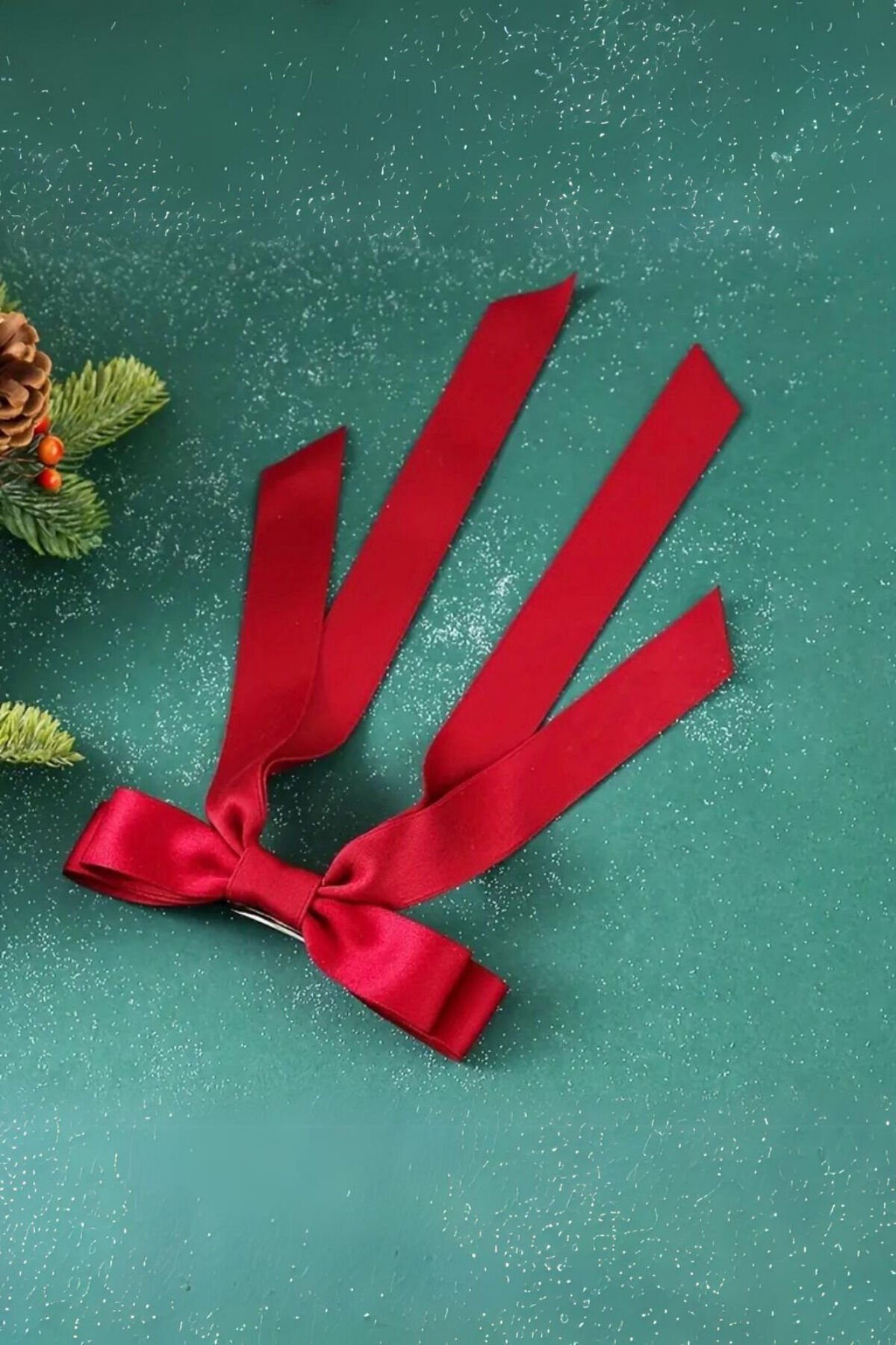 Kadın Fiyonk Otomat Toka Saten