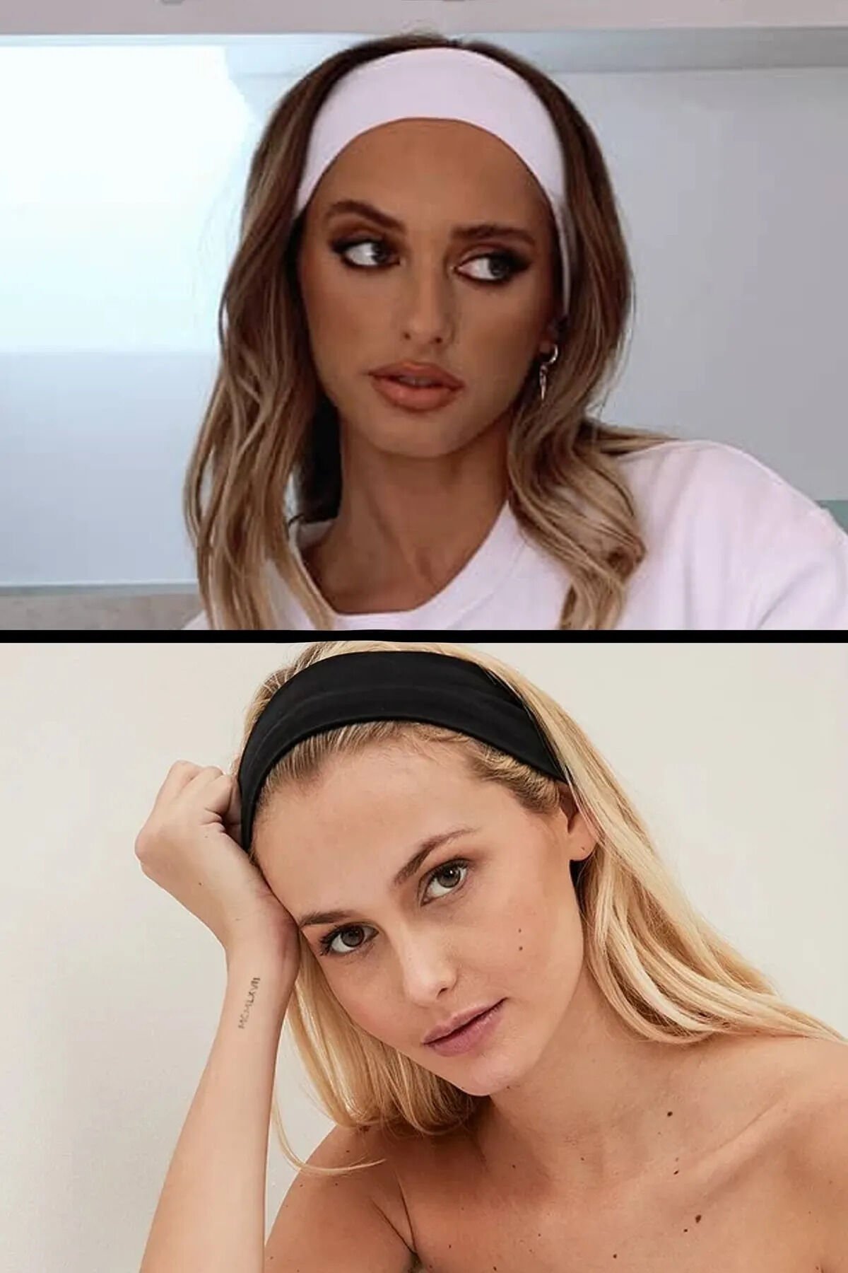 Kadın 2'li Pamuklu Esnek Bandana Saç Bandı