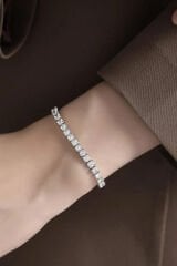 Zirkon Taşlı Su Yolu Bileklik