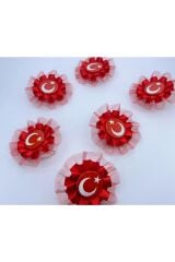 23 Nisan Tokası Türkiye Bayraklı 2'li Lastik Toka