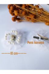 Okul Tokası Beyaz Lastikli ve pens Toka 2 adet