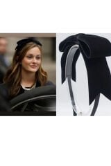 Fiyonk Taç Kadife Kadife Kurdela Saç Bandı