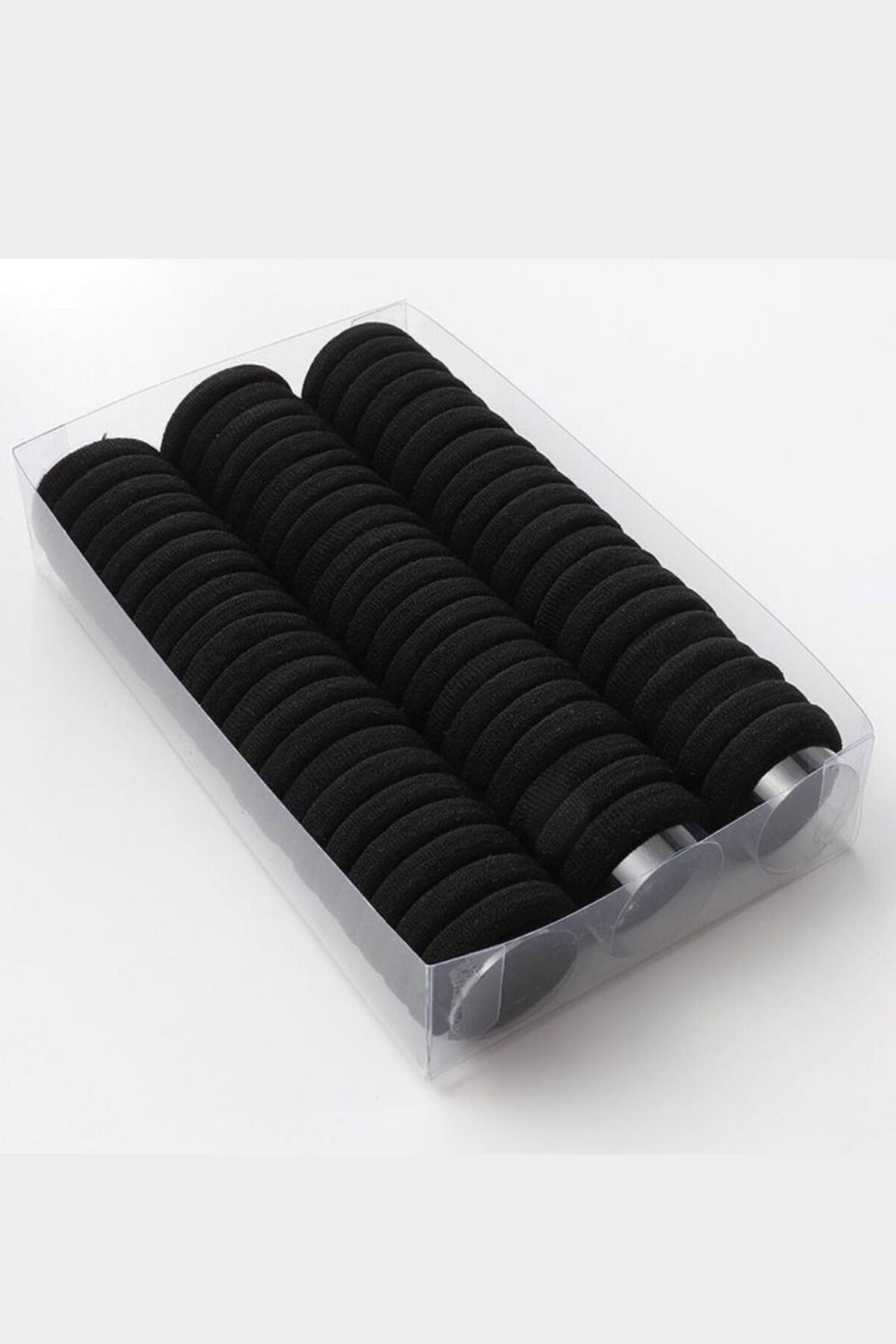 100 Adet Siyah Lastik Toka Havlu Toka