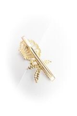 Gold Zirkon Taşlı Pens Toka