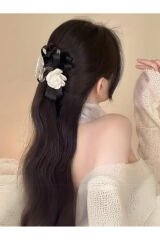 Gül Mandal Toka Saten Fügürlü