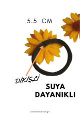 2'Li Papatya Lastik Toka Dikişli Suya Dayanıklı