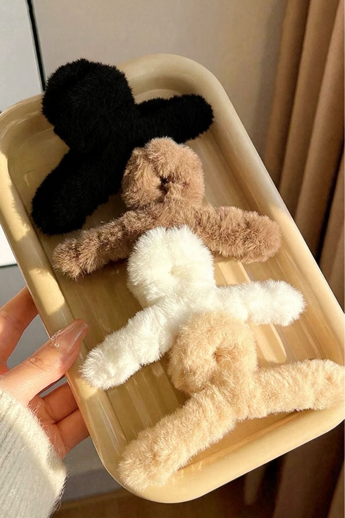 4’lü Peluş Mandal Seti 11 Cm