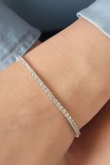 Zirkon Taşlı Su Yolu Bileklik