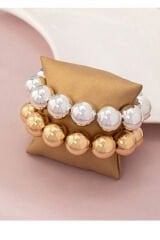 Gümüş Ton Lastik Toka/bileklik