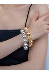 Gümüş Ton Lastik Toka/bileklik