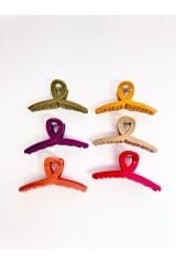 Kadın 6'lı Renkli Mandal Tırmık Toka Seti