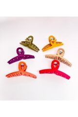 Kadın 6'lı Renkli Mandal Tırmık Toka Seti