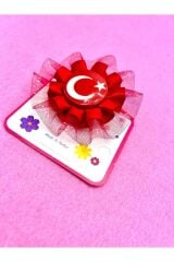 23 Nisan Tokası Türkiye Bayraklı 10 Çift Lastik Toka