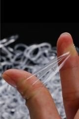 Saç Örgü Lastiği 1000 Adet Şefaf