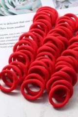 Kırmızı lastik toka 50 li