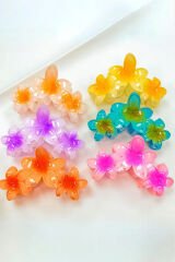 Kadın 6 Adet Lotus Çiçeği Mandal Toka Seti