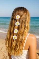 4'lü Papatya Pens Toka (5cm)